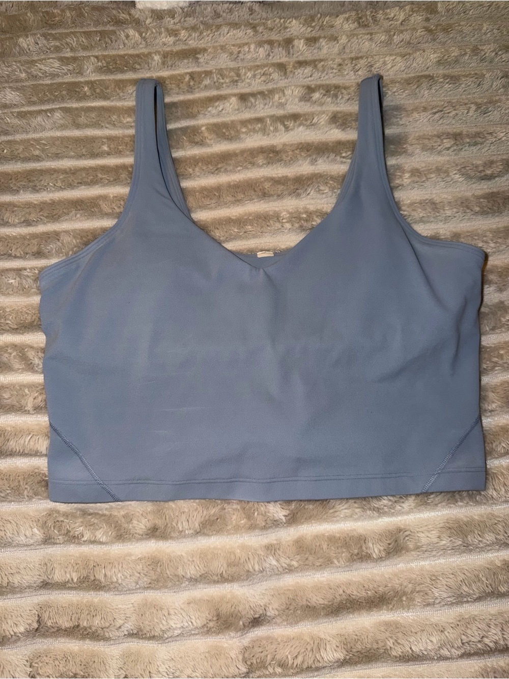 Lululemon Align Crop Top Size 12 in blue color